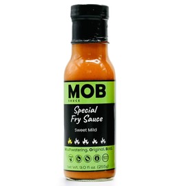 MOB Sauce Sweet Mild Special Fry Sauce – Sweet & Spicy, Plant-Based Condiment for Burgers & More that’s Vegan, Gluten-Free, Keto-Friendly with Natural Ingredients Free of Preservatives – 9 fl oz