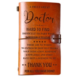 BeauGift Doctor Gifts for Women Men, Doctor Appreciation Graduation Birthday Retirement Gift, 140 Page Refillable Journal for Male Female Eye Doctors