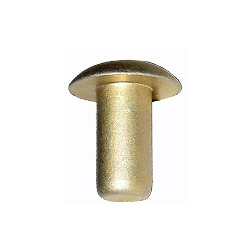 MS20470-A5-6 (5/32 X 3/8) Solid Aluminum Rivet, Universal Head, Gold