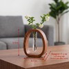 Wooden Frame Glass Test Tube Vase,Hydroponic Propagation Station