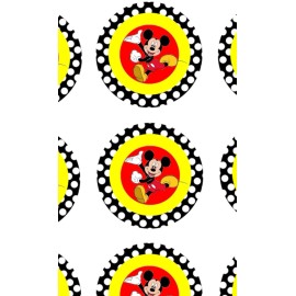 Sweets Party Treats 12 Mickey Mouse Birthday EDIBLE Cupcake Topper Mickey Mouse Party Favor Cookie