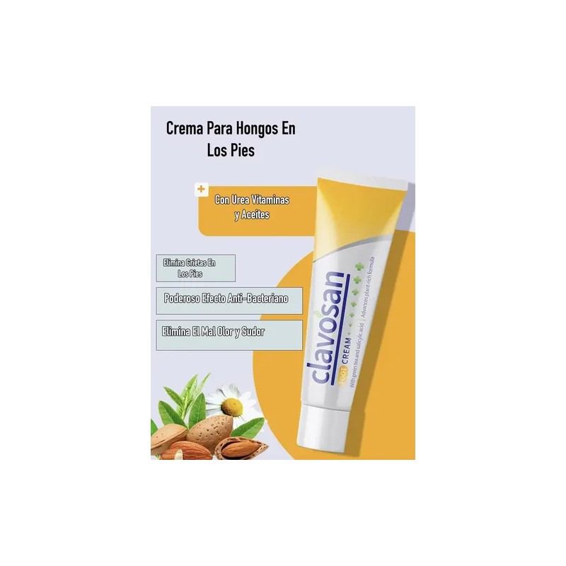 Clavosan (mejor Que Keramin) Crema Para Hongos En Los Pies