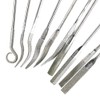 Yakamoz 10 Pcs Assorted Mini Diamond File Set Flat Needle