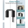 MeBantoo Updated U Patio Sliding Door Loop Lock Latch -