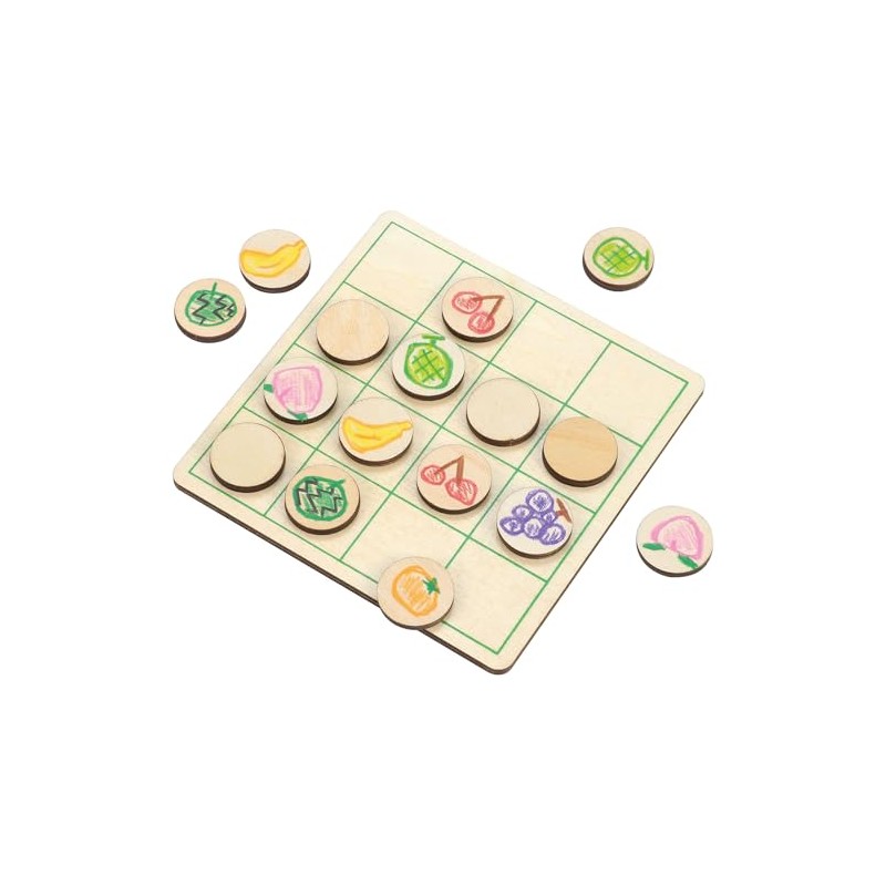 Artec 21693 Craft Drawing Kit, Wooden Reverse, Uncolored,