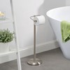 SunnyPoint Free Standing Toilet Paper Holder – Bathroom Tissue Stand