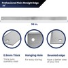 Pacific Arc 36" Straight Edge Stainless Steel 0.09" Thick Steel,