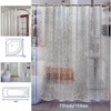 Waterproof Shower Curtain Liner 8G Thick Shower Curtain with Heavy