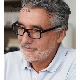 (Must Buy Both Eye) Black-Right Eye +1.25 Reading Glasses with Different Strength for Each Eye