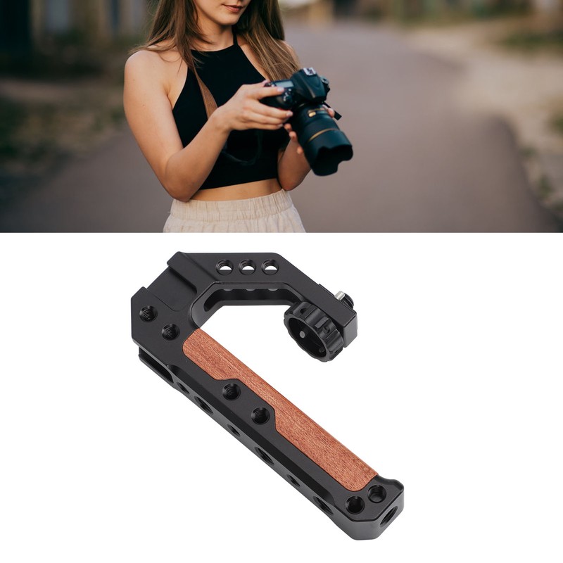 Camera Top Handle 1/4inch 3/8inch 3 Cold Shoe Ports Aluminum
