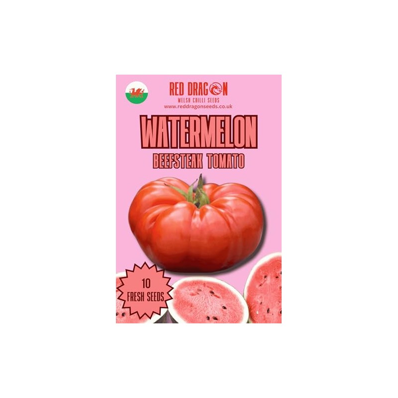 Watermelon Beefsteak Tomato Seeds - 10 Fresh Watermelon Beefsteak Tomato