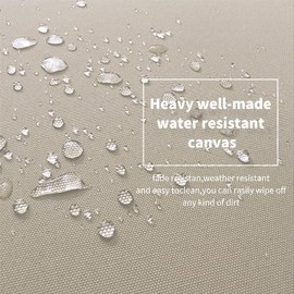 Indoor RV Dinette Cushion Covers with Zipper Outdoor Patio Slipcovers for Sofa Couch Love Seat Solid Color Grey Cream 20x22, 4 Count (Pack of 1)