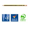 STAEDTLER 122-HB Noris Graphite Pencils with Eraser-Tip - HB (Box