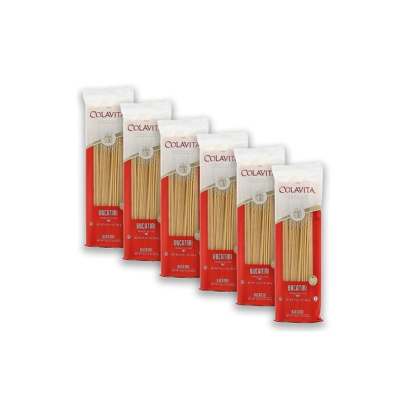 Colavita Bucatini Pasta Pack of 6 Bag