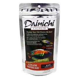 Dainichi Cichlid Food - Color SUPREME Sinking Small Pellet - 1.1 lbs