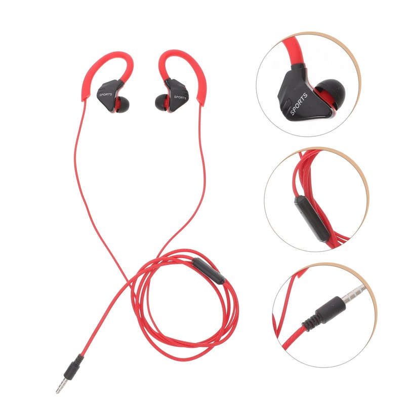 TEHAUX 1 Pair Wired Ear Earphones with Control Lightweight and