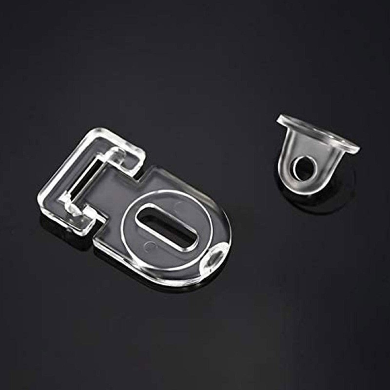 Clear Acrylic Padlock - Pack of 2