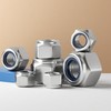 WZHUIDA Pack of 20 Hex Nuts M6, Locking Nuts DIN985