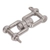 304 Stainless Steel Double Jaw Shackle Rustproof Universal Jaw Anchor