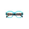 Corpo-otto Vogue Lesebrille, Blaue Schildkröte, 2 Diottria