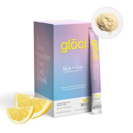 Gloci Skin + Gut - Probiotic DE111 - Hyaluronic Acid, Magnesium, Vitamin C, Zinc, Coconut Water Powder - Clinically Studied Probiotic for Radiant Skin, Gut Health, Hydration - 30 Count