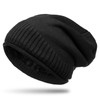 Caspar MU180 Thick Warm Fine Knit Beanie Hat Plain Lined,