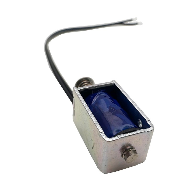 2PCS Push Pull Solenoid DC24V 5mm Stroke Through-Hole Solenoid Magnet