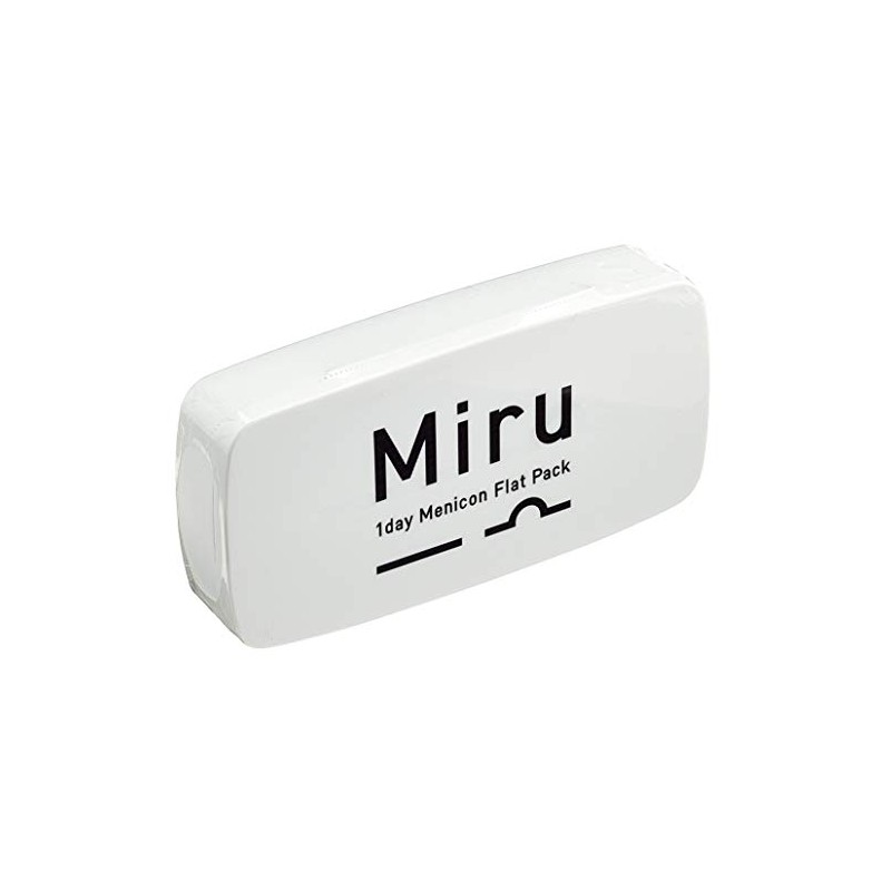 Miru 1Day Menicon Flat Pack Day Lenses White, , ,