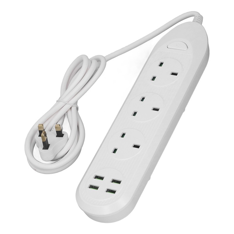 Power Strip Extension Long Cord 2500W Multi Functional with USB