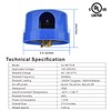 AIKVSXER Photocell Sensor with Receptacle Base Set, Dusk to Dawn