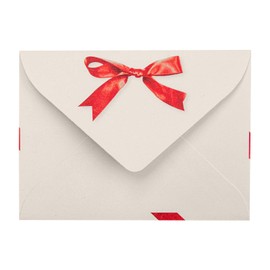 LUXPaper #17 Mini Envelopes in 70 lb. Red Bow for 2 9/16 x 3 9/16 Cards, Printable Envelopes for Gift Cards and Thank You’s, with Moistenable Glue, 250 Pack, Envelope Size 2 11/16 x 3 11/16 (Red)
