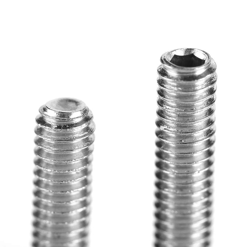 Hilitand A2-DIN916 Hex Socket Set Screw, Stainless Steel, M3 x