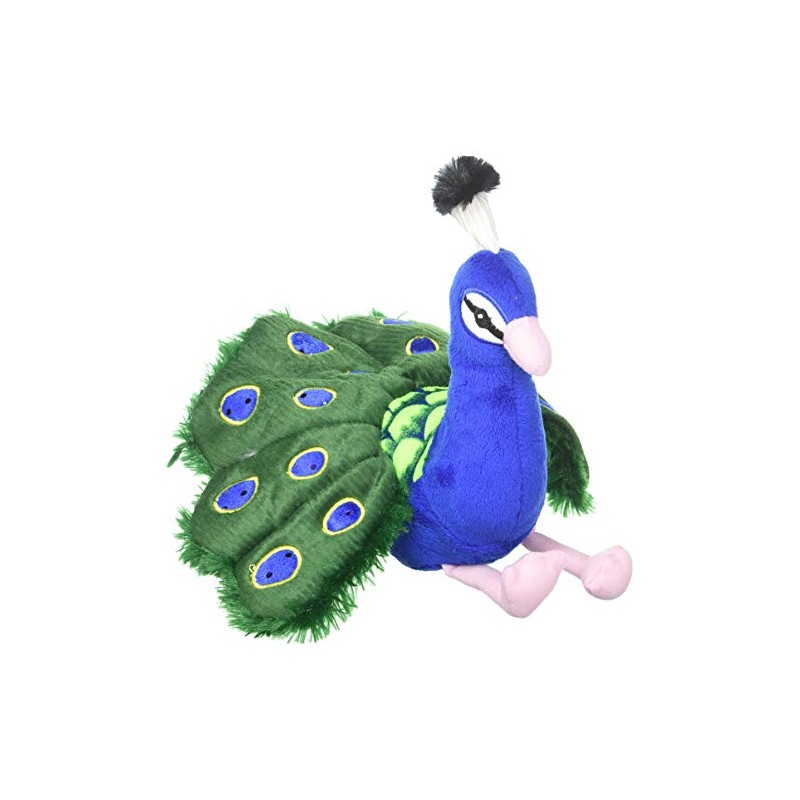 Fiesta Toys Cute Bird Plush - 8" Peacock