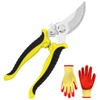 OFFCUP Garden Secateurs, Florist Scissors, Bypass Pruning Shears Professional Secateurs