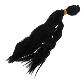 Mikinona Realistic Curly Wig for Women Natural Synthetic Hair Deep Water Wave Stylish Hair Extensions Bulk Hair Comfortable Event Ready Wig