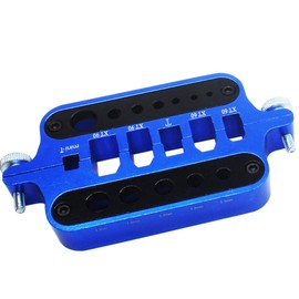 ShareGoo Aluminum Welding Soldering Insulate Station Jig RC Tools for XT60 XT90 Deans T Banana Plug Connector,Blue