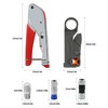 AEDIKO Coaxial Compression Tool Kit Coax Cable Crimper Wire Stripper