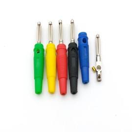 스피커 오디오 어댑터에 대 한 100pcs 고품질 4mm 바나나 플러그 남성 커넥터 100pcs High Quality 4mm Banana Plug Male Connectors for Speaker Audio Adapters
