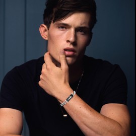 Rajputana Cross Bracelet for Men, Silver Stainless Steel Cuban Cross Chain Link Bracelet Bible Verse Bracelets Jewelry Gifts Adjustable Wrist Cross Chain Bracelet for Men Boys Inches Matthew 19:26