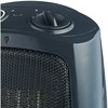 Brentwood H-C1601 1500-Watt Portable Ceramic Space Heater and Fan, Black