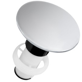972098A Drain Stopper Polished Chrome Sink Stopper, Drain Sink Plug Part Push & Seal Drain Stopper Assembly 35338-06XX