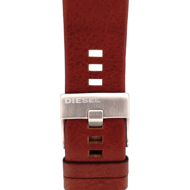 Diesel Watch for men, 20 mm, brown leather, original replacement
