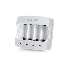 Tenergy Fast Charger ONLY for Arlo Certified Tenergy 3.7V 650mAh RCR123A Li-ion Rechargeable Battery, CE and FCC Certified