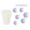 sourcing map Rubber Tapered Plugs 9mm to 13mm Solid Test