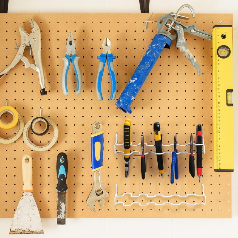 Hanaive 4 Pieces Pegboard Pliers Holder, Holds 11 Plier Per