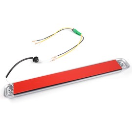 G-PLUS 1992-1999 Compatible with Chevy Suburban GMC Yukon / 1995-1999 Tahoe Center Hight Mount Stop Light Third 3rd Brake Reverse LED Lights Lamp Replacement Cear Lens