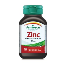 Jamieson Zinc (245mg x 100 tablets) 100-day supply / 자미에슨 아연 (245mg x 100정) 100일분