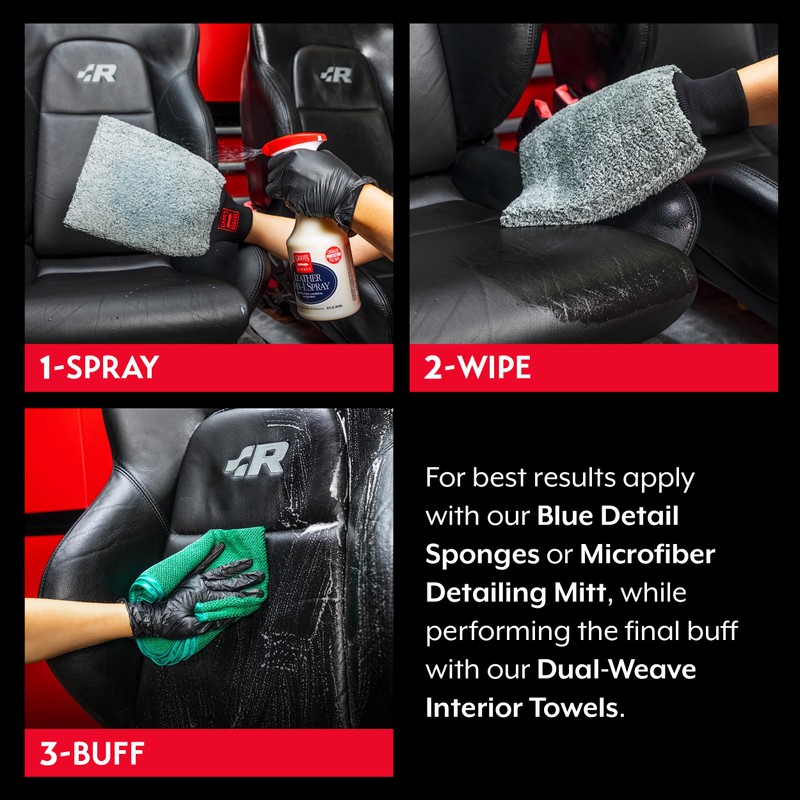 Griot's Garage Leather 3-in-1 Spray, Cleaner and Conditioner for Leather