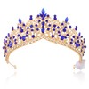 Kilshye Light Up Crown Rhinestone Queen Tiara Prom Costume Hair