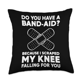 You have Band-Aid? Sweet and Passionate Throw Pillow